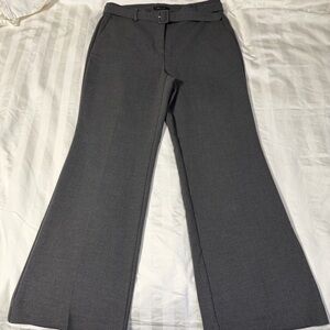 Ann Taylor Pants Women’s 10P Petite Trousers Preppy Gray Bootcut Flare Leg EUC